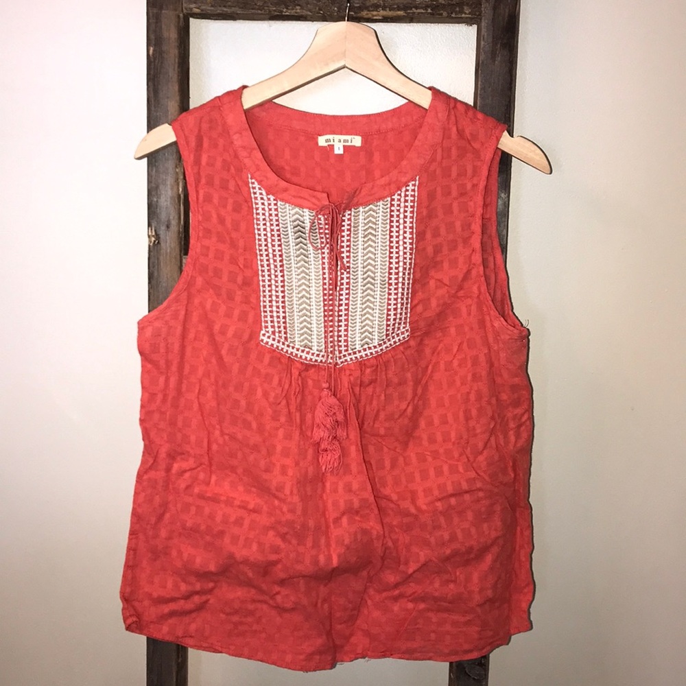 Francesca’s Tangerine Tank Top